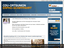 Tablet Screenshot of cdu-erpho-schifffahrt.de
